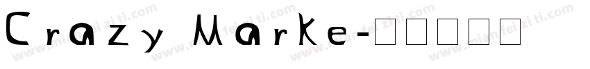 Crazy Marke字体转换